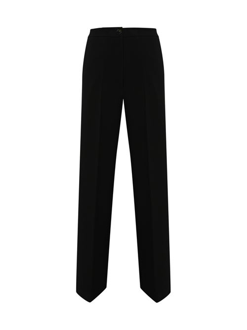 Pantalone in crepe nero Liviana Conti | L4WM24Y69-0